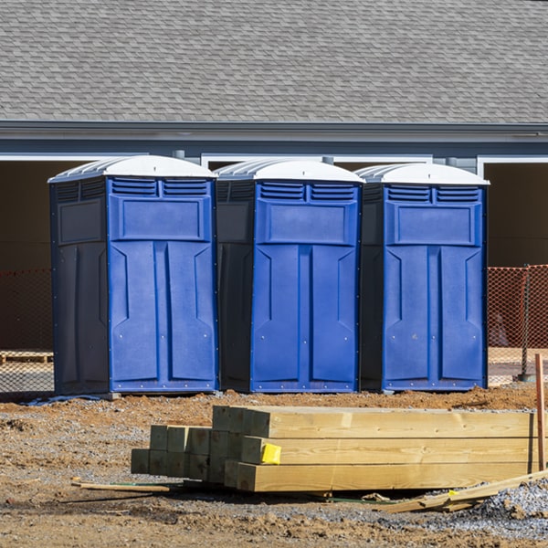 are there any restrictions on what items can be disposed of in the portable toilets in Amite City